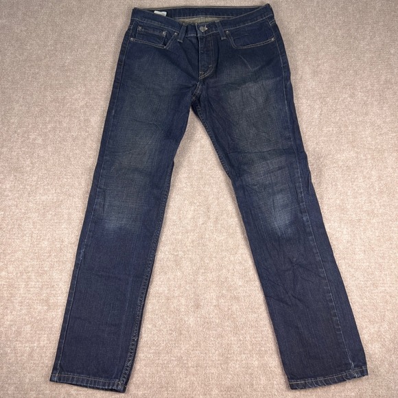 Levi's 511 Slim Fit Dark Wash Denim Jeans Modern Style Mens Size 32x30 - Picture 6 of 7